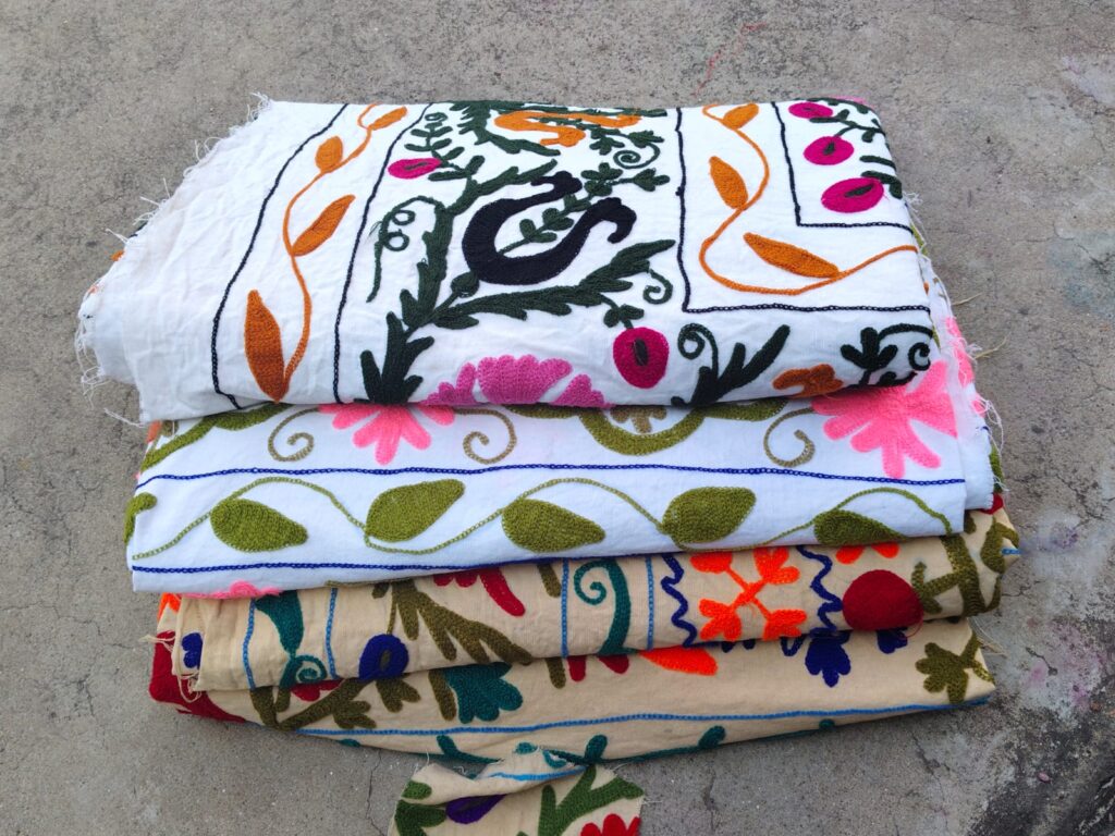 cotton fabric dyeing
